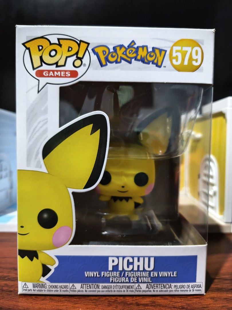 Funko POP Pokemon - Pichu (with case protector) (Category: Action & Battle Toys) located in Taguig. Submitted by lilrootshop (Listing ID 1465714905, Image 1). Description: ***Crossposted*** Price: 650 (fixed) AUTHENTIC MISB First to pay basis. No COD. For item reservation, a down payment of 50% or 100 pesos (whichever is less) is required. Down payment is non-refundable. One month reservation only. Location: Taguig (near BGC) MOP: GCash / Maya / 
