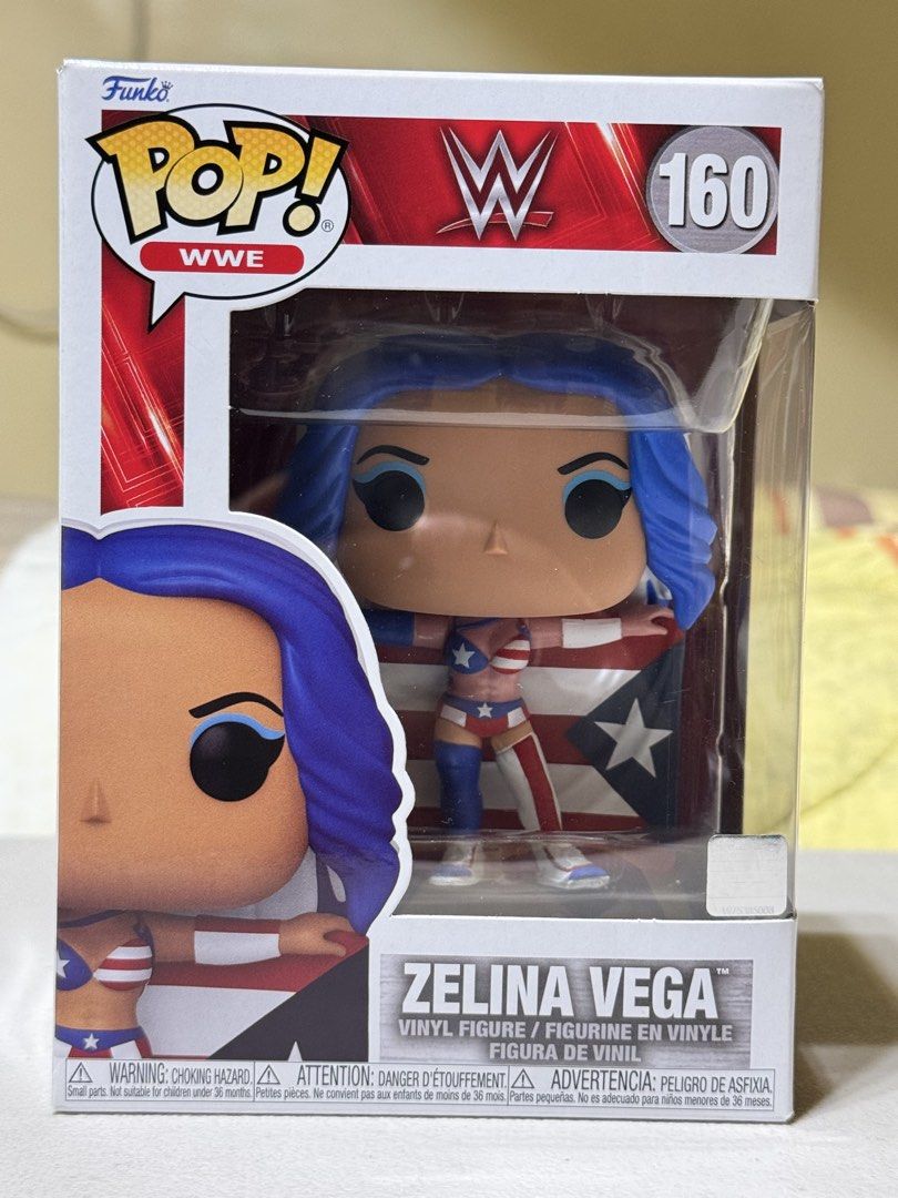 Funko Pop WWE - Zelina Vega Figure (Category: Figurines & Statues) located in Quezon City. Submitted by kingofatlantis (Listing ID 1465586794, Image 1). Description: Brand new Zelina Vega Funko Pop WWE figure. Box condition is mint. No issues. Payment via Gcash. Ships lalamove or J&T.
