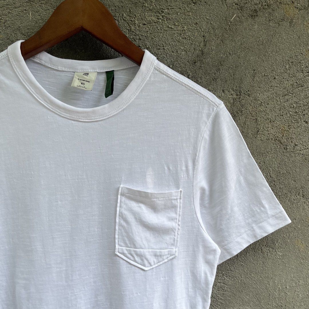 G STAR RAW POCKET TEE (Category: Tshirts & Polo Shirts ) located in Manila. Submitted by flippinn (Listing ID 1465611795, Image 2). Description: XS 18W 28L Excellent Lalamove or J&t Express + Shipping fee.