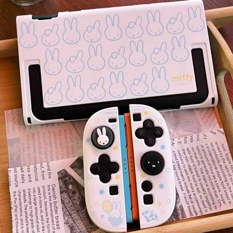 GeekShare Miffy Protective Case and Thumb Grip Caps Set Nintendo Switch 2 (Category: Cases & Covers) located in Pasig City. Submitted by haesulee (Listing ID 1465667940, Image 2). Description: Geekshare Miffy Protective Case Miffy Thumb Grip Caps FOR SWITCH 2 MOP: GCash only MOD: J&T LOC: Pasig No rush shipping, thanks~.