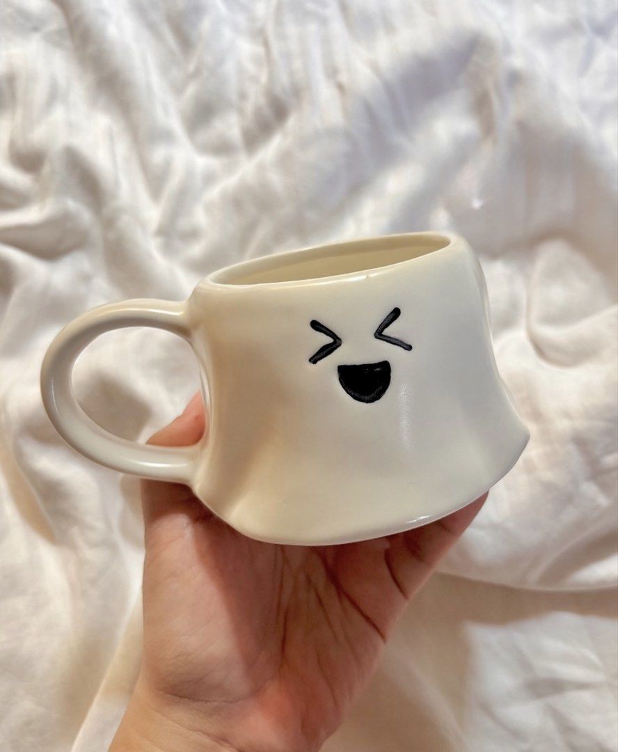 Ghost Ceramic Mug (Category: Coffee & Tea Tableware) located in Narvacan. Submitted by x.jxyce (Listing ID 1465674481, Image 1). Description: - not used - shipping thru j&t - payment thru gcash / bank transfer - can ship agad.