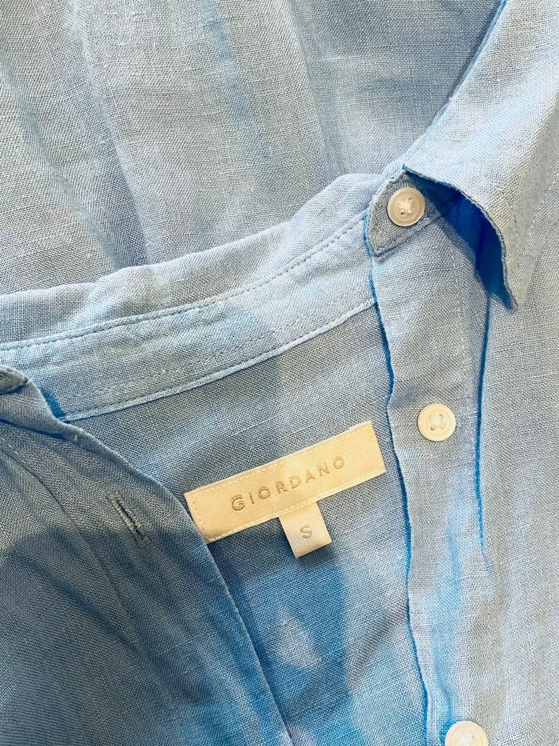 GIORDANO LONGSLEEVE LINEN POLO (Category: Longsleeves) located in Baguio. Submitted by asna_taku (Listing ID 1465644869, Image 3). Description: GI0RDAN0 LONGSLEEVE LINEN POLO S-M 680.