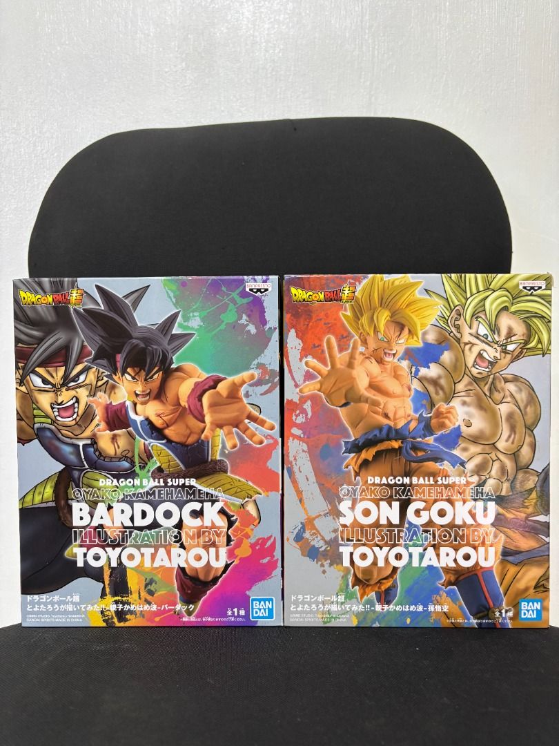 Goku & Bardock Toyotarou (Category: Figurines & Statues) located in Bulacan. Submitted by funkopatsaiyajin (Listing ID 1465668842, Image 1). Description: MISB - Mint in Sealed Box 📍 Location : SJDM Bulacan / North Caloocan 🚚 MOD : LBC / Lalamove / Grab Express / Drop&Go 💳 MOP : GCash / GoTyme / Maribank / Maya Express.