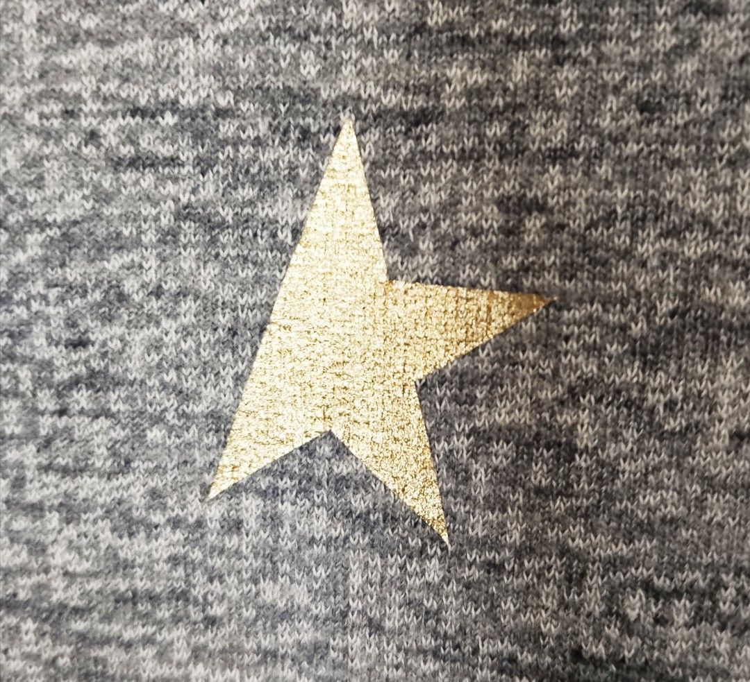 Golden goose star sweatshirt (Category: Coats, Jackets and Outerwear) located in Pateros City. Submitted by blashjunks.y2k (Listing ID 1465711057, Image 3). Description: GOLDEN GOOSE START PULLOVER SWEATSHIRT SIZE XS ON TAG 25" LENGTH 19" WIDTH 3000PHP MSG US.