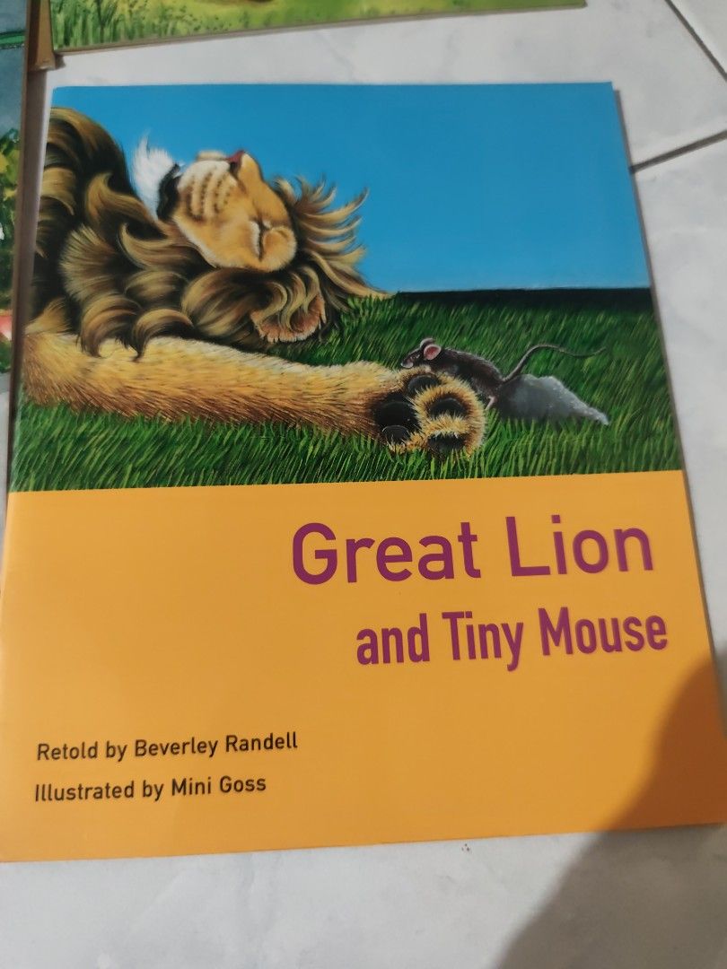 Great Lion and Tiny Mouse / Tom and the Sack books (Category: Children's Books) located in Quezon City. Submitted by jills_jills (Listing ID 1465610440, Image 3). Description: - Includes 2 softcover children's books: Great Lion and Tiny Mouse & Tom and the Sack - Beautiful colorful illustrations on every page - Great and engaging reads for kids' story time - Bundle deal: Selling both together -P40 per piece -sf c/o buyer -payment thru gcash.
