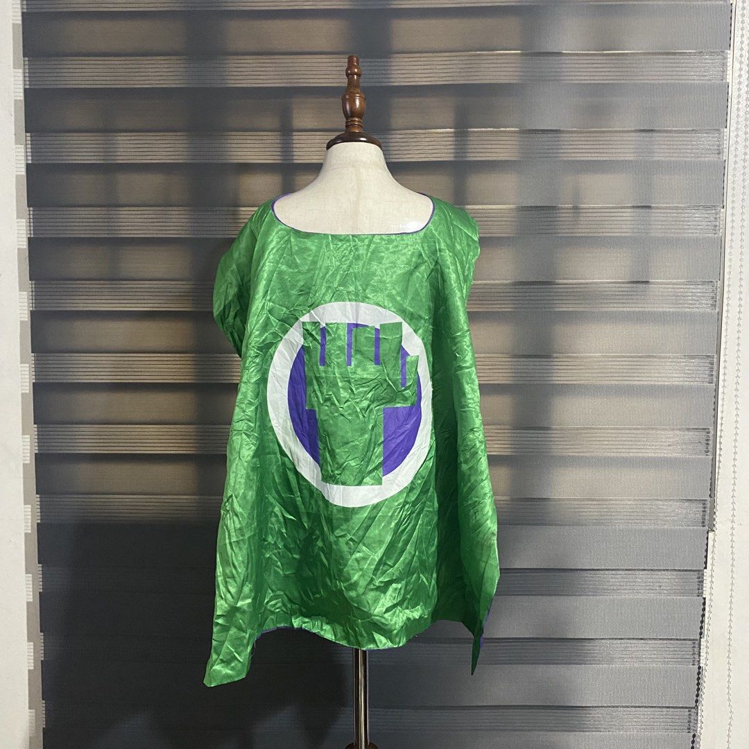 Green cape (Category: Babies & Kids Fashion) located in Caloocan City. Submitted by discusonlineshop (Listing ID 1465681622, Image 1). Description: 6-7.
