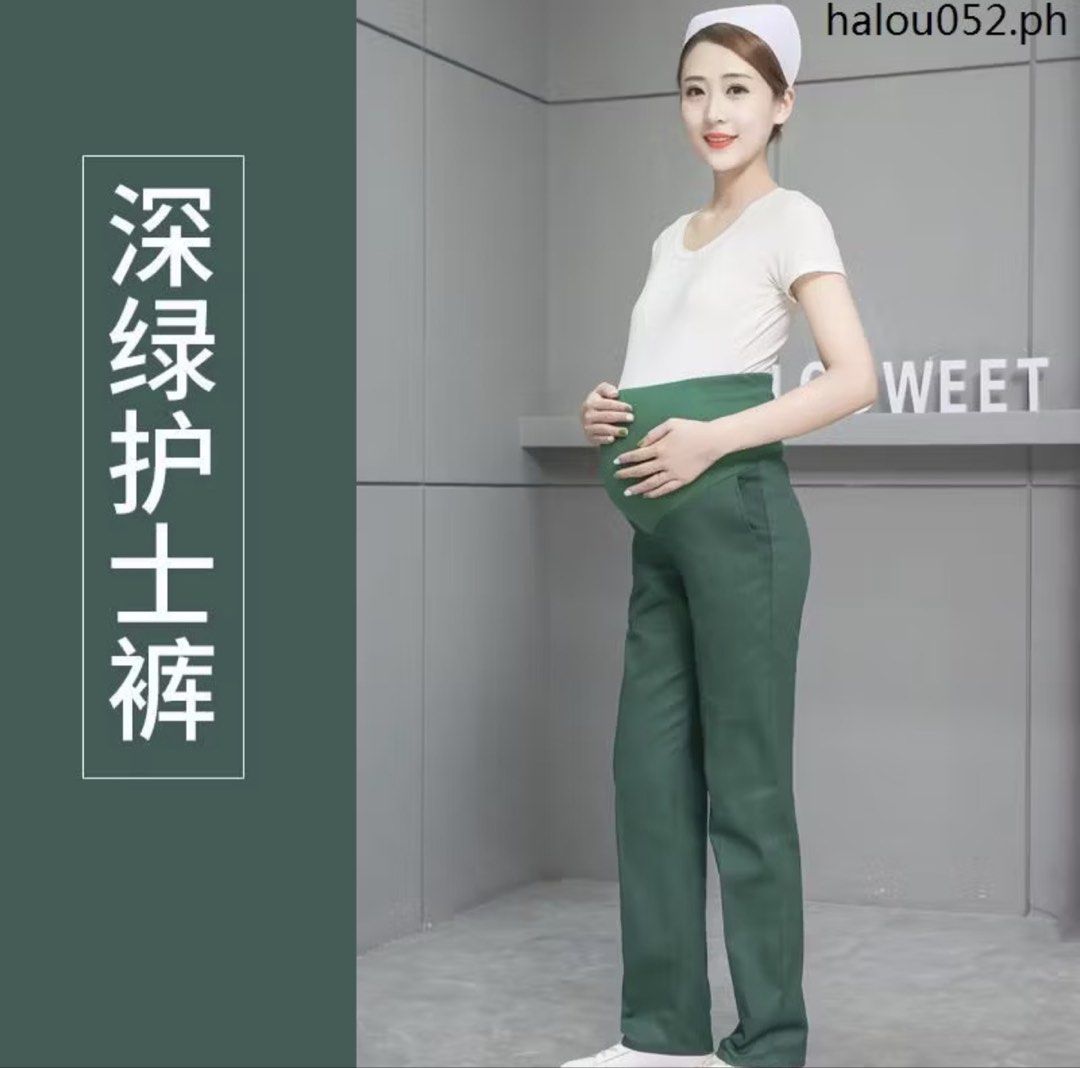 Green Nurse maternity pants (Category: Maternity wear) located in Quezon City. Submitted by thetabilins (Listing ID 1465695987, Image 1). Description: .