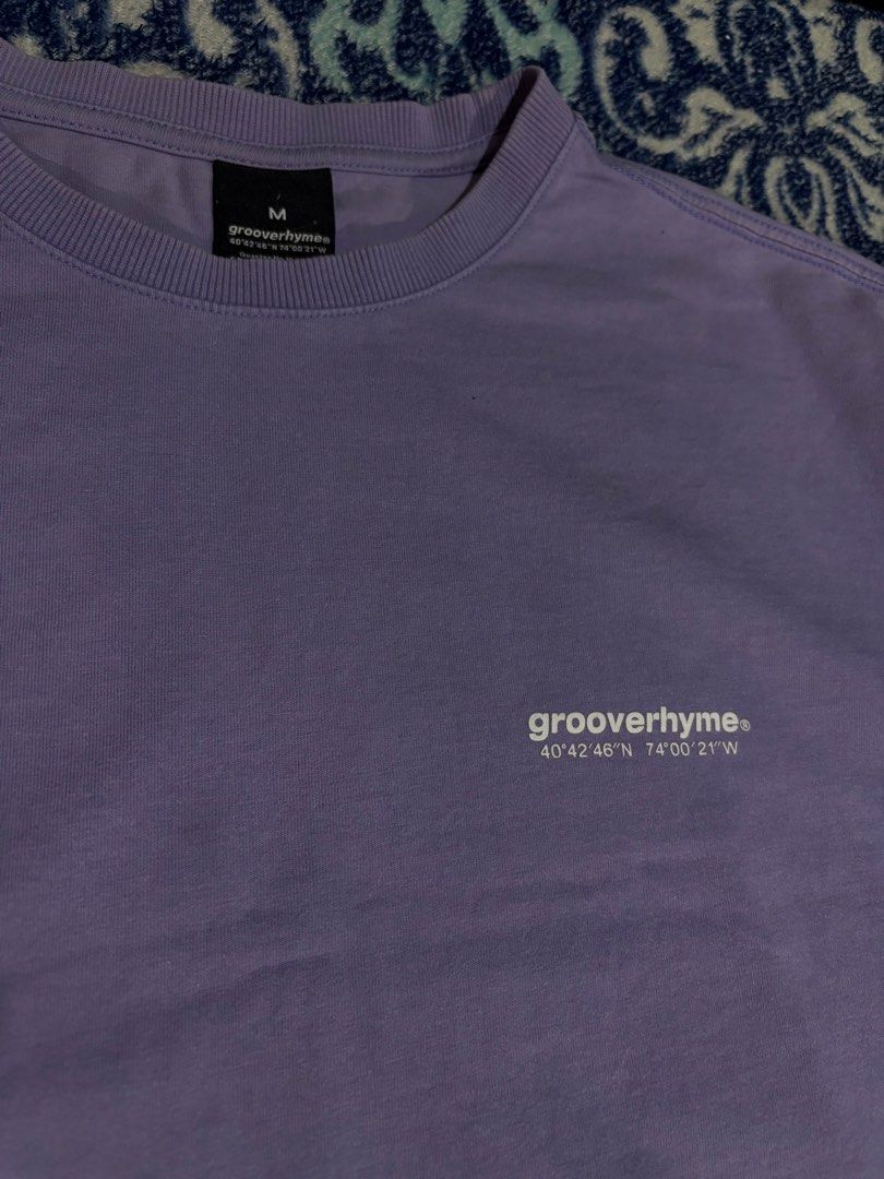 Grooverhyme Tshirt (Category: Tshirts & Polo Shirts ) located in Lantapan. Submitted by thriftsylz (Listing ID 1465694255, Image 2). Description: No issue With back hit W:21 L:27.