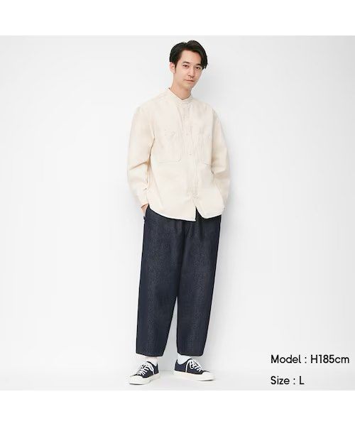 GU by UNIQL0 denim balloon ankle pants (Category: Jeans) located in Guiguinto. Submitted by candlonlineshop (Listing ID 1465734754, Image 1). Description: ✨FIRST TO PAY BASIS✨ GU by UNIQL0 denim balloon ankle pants Size on tag: small Condition: 9.5/10 Waist: 26”-30” Length: 36.5” Flaw/s: none ₱370 + sf 📍Bulacan 🚚Sh0pee check out (SPX) | J&T express •Items may have minor unnoticed flaws — please manage your expectations as you are dealing with t