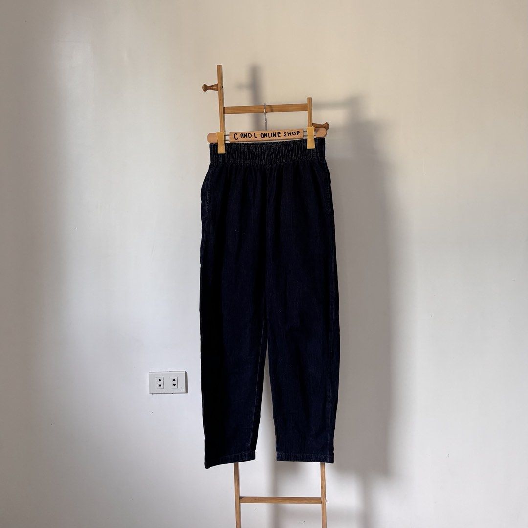 GU by UNIQL0 denim chef pants (Category: Jeans) located in Guiguinto. Submitted by candlonlineshop (Listing ID 1465733853, Image 2). Description: ✨FIRST TO PAY BASIS✨ GU by UNIQL0 denim chef pants Size on tag: small Condition: 9/10 Waist: 27”-32” Length: 38” Flaw/s: run/snag ₱250 + sf 📍Bulacan 🚚Sh0pee check out (SPX) | J&T express •Items may have minor unnoticed flaws — please manage your expectations as you are dealing with thrifted items. •Co