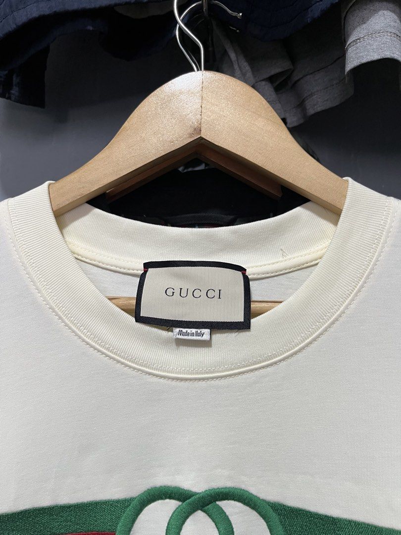 GUCCI shirt embroidery design (Category: Tshirts & Polo Shirts ) located in Tarlac. Submitted by thriftnijude (Listing ID 1465586903, Image 3). Description: 23 width 29 length .