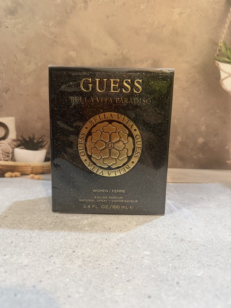 Guess Bella Vita Paradiso (Category: Fragrance & Deodorants) located in Paranaque City. Submitted by oommggg (Listing ID 1465586154, Image 1). Description: 100 % Original Perfume! Not fake NOT Us, Dubai, Singapore Etc. 100% ORIGINAL!!!! Paranaque area.
