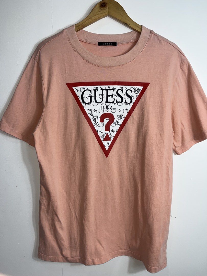 Guess x Hello Kitty Collaboration Large (Category: Tshirts & Polo Shirts ) located in Nasugbu. Submitted by janstuffs.ph (Listing ID 1465589454, Image 2). Description: GUESS x Hello Kitty San Rio Authentic💯 Size on tag: MEDIUM Dimension: 21"W x 28"L Best fit: LARGE Condition: 10/10 Good as New Flaw: None Mine: 580 Thankyou po 🫶💕.