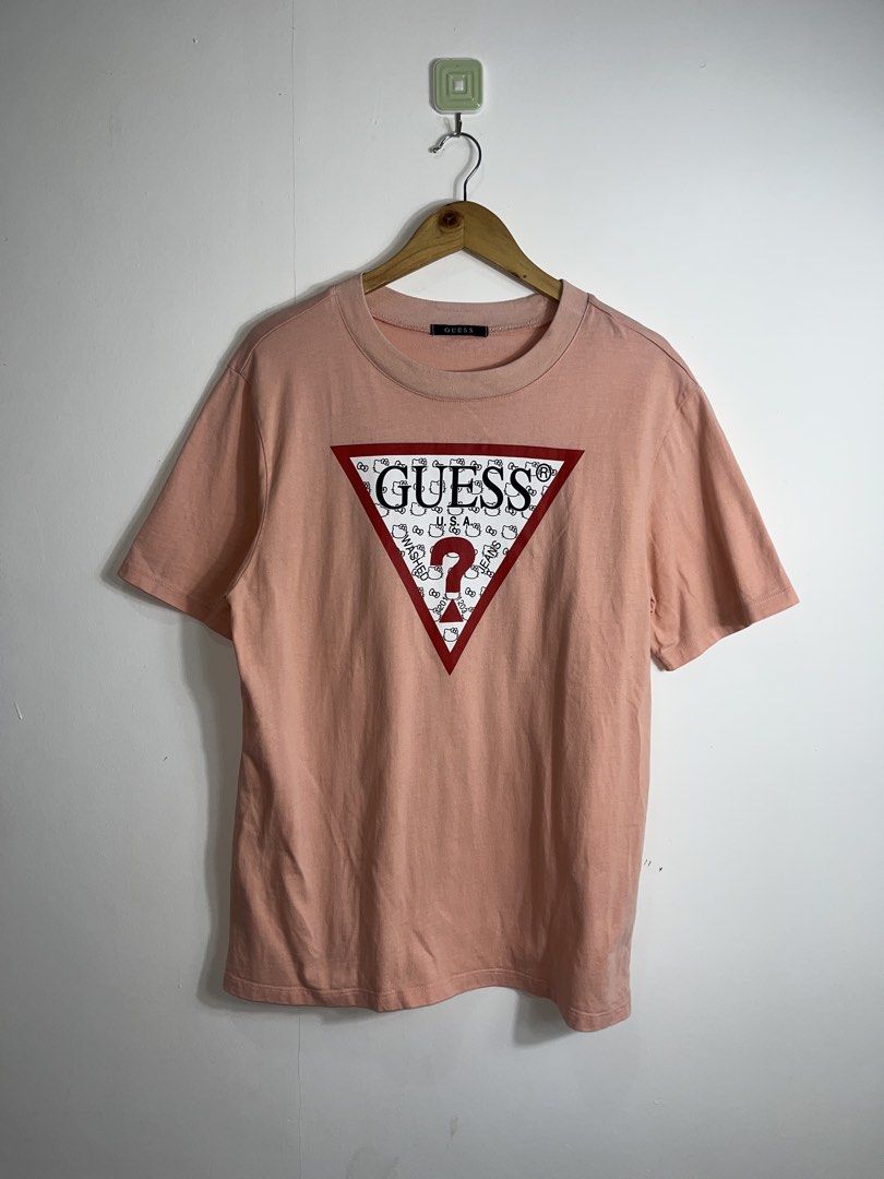 Guess x Hello Kitty Collaboration Large (Category: Tshirts & Polo Shirts ) located in Nasugbu. Submitted by janstuffs.ph (Listing ID 1465589454, Image 1). Description: GUESS x Hello Kitty San Rio Authentic💯 Size on tag: MEDIUM Dimension: 21"W x 28"L Best fit: LARGE Condition: 10/10 Good as New Flaw: None Mine: 580 Thankyou po 🫶💕.
