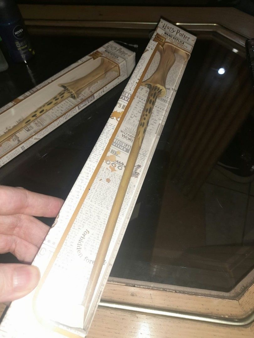 Harry Potter Lord Voldemort Wand Replica (Category: Western Merchandise) located in Cainta. Submitted by patrickwilsonstore (Listing ID 1465707998, Image 2). Description: - Official movie-accurate Lord Voldemort wand replica - Unique packaging featuring a graphic newspaper print design b - 100% brand new and unused stock - Comes in original cardboard and plastic window box, perfect for gifting or collecting bnew in box.