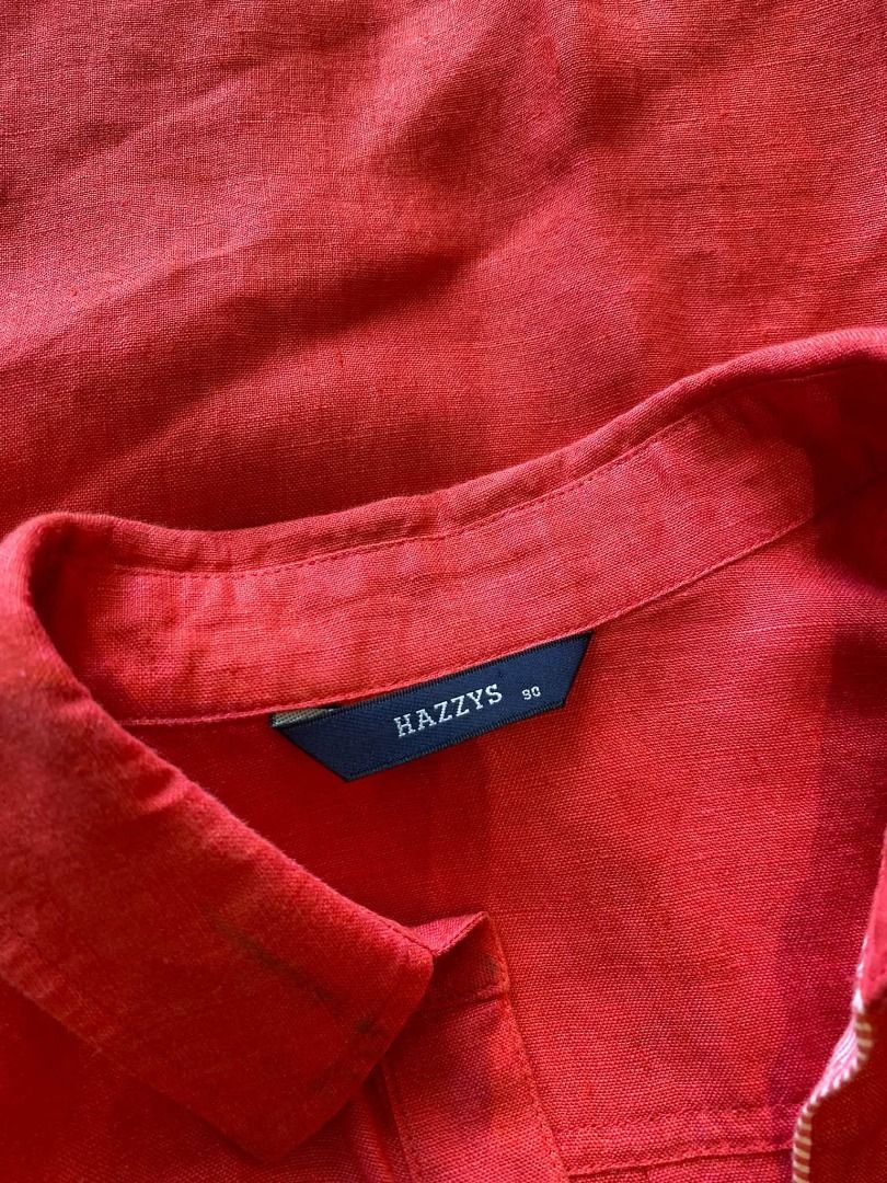 HAZZYS LONGSLEEVE LINEN POLO (Category: Longsleeves) located in Baguio. Submitted by asna_taku (Listing ID 1465645466, Image 3). Description: HAZZY$ LONGSLEEVE LINEN POLO S-M ₱680.