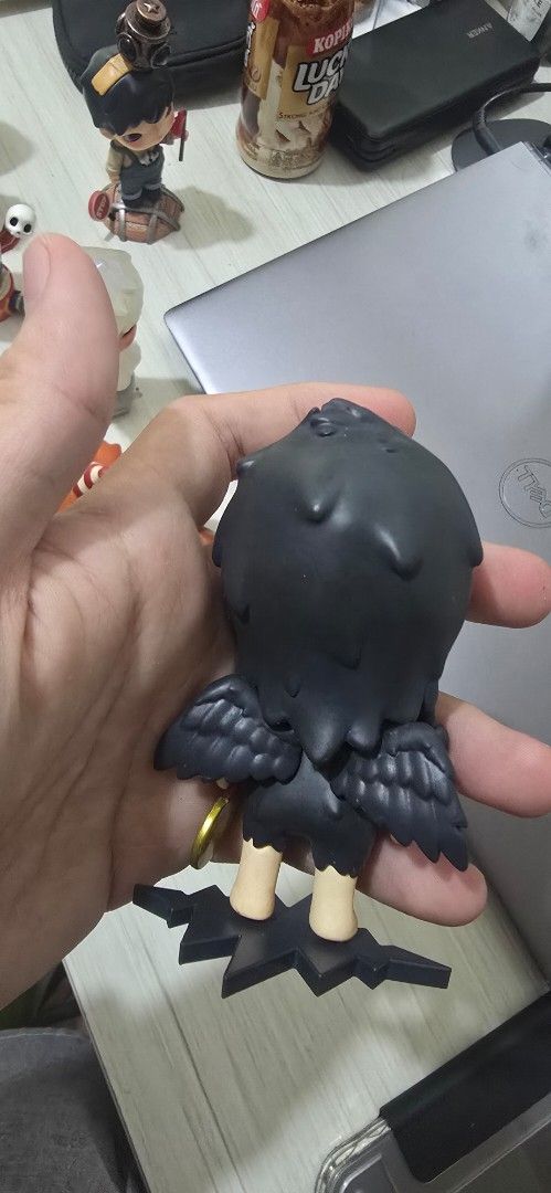 Hirono crow (Category: Designer & Blind Box Toys) located in Manila. Submitted by luckyphoenix-e629db (Listing ID 1465588756, Image 2). Description: Complete w/ Box, Foil and Card.