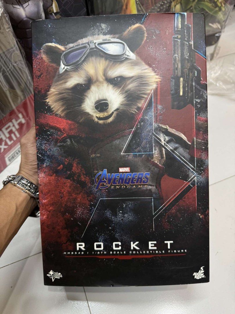 Hot toys Avengers Rocket Endgame (Category: Figurines & Statues) located in Paranaque City. Submitted by icko007 (Listing ID 1465612937, Image 1). Description: Hot toys Avengers Rocket Endgame Bib Complete no issue Dibs now Pay now / No Rush Shipping Location Paranaque Payment Gcash/Bpi Shipping Lalamove/Lbc Buyers Risk / Fee ‼️Seller is not responsible for: lost, stolen, or damaged packages..