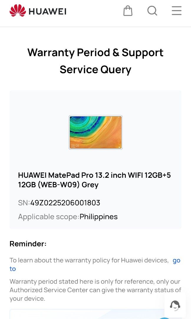 Huawei Matepad Pro 13.2 12/512GB (Category: Other Gadgets) located in Manila. Submitted by lablab_09 (Listing ID 1465600775, Image 3). Description: Huawei Matepad Pro 13.2 12/512GB For sale or swap sa Iphone/samsung ultra/PC set nyo yung no issue din okay lang kung may dents or scratch if higher value willing ako mag add up to 30k *Huawei Matepad Pro 13.2 12/512gb *100% battery health still using *Kakaexpired lang warranty (Sept. 25, 2026) *malin