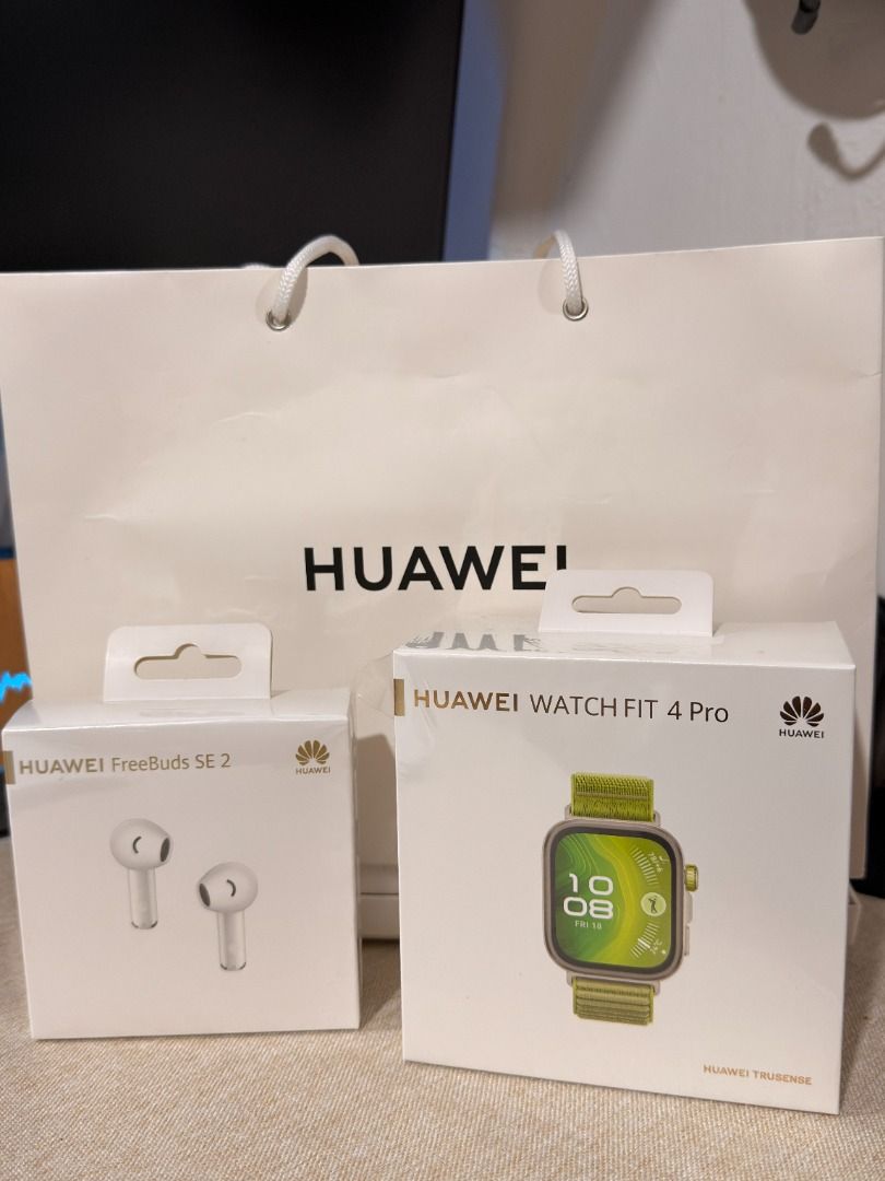 Huawei Watch Fit 4 Pro (Category: Other Mobile & Gadget Accessories) located in Caloocan City. Submitted by quickwhale_a325df (Listing ID 1465606366, Image 1). Description: 🔥 BRAND NEW & SEALED! 🔥 ⌚ Huawei Watch Fit 4 Pro — UNOPENED & SEALED! Looking for a stylish smartwatch with premium features? This is your chance! 😍 🎁 FREE Huawei FreeBuds 2 — also BRAND NEW & SEALED! 💯 Both items are 100% brand new and unopened 📦 Complete and ready for 