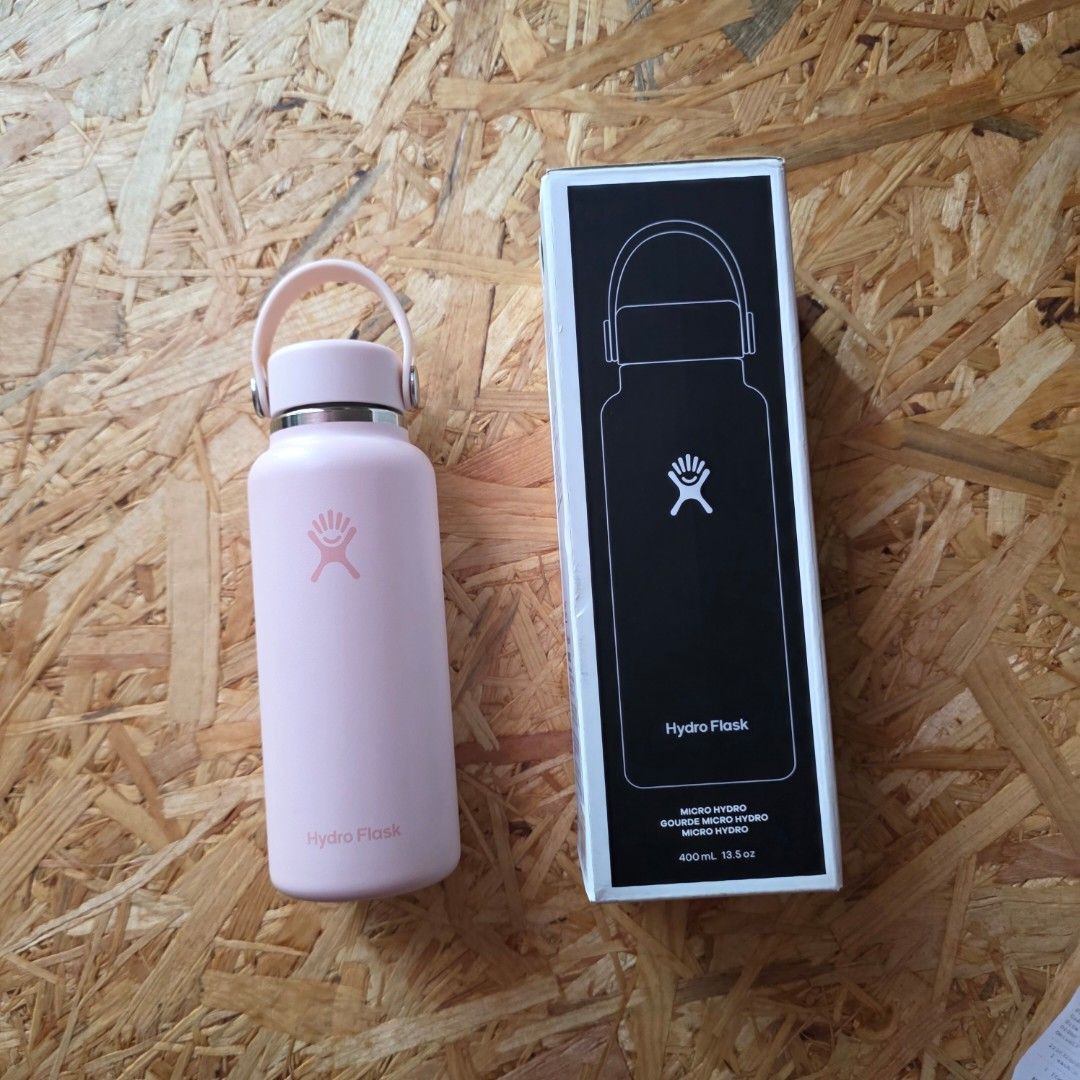 Hydro Flask Trillium Pink 400 mL (Category: Water Bottles & Tumblers) located in Pasay City. Submitted by xsamskie (Listing ID 1465611175, Image 2). Description: - Brand: Hydro Flask - Color: Soft pink - Capacity: 400 mL - Condition: Brand new-like, zero dents or surface marks - Inclusions: Original box and official store sales receipt - Ideal for: Daily hydration, work, and school commutes.