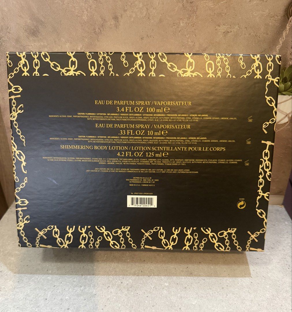 I Am Juicy Couture Perfume Set (Category: Fragrance & Deodorants) located in Paranaque City. Submitted by oommggg (Listing ID 1465596038, Image 3). Description: 100% Original Paranaque Area If nagdududa wag bumili..