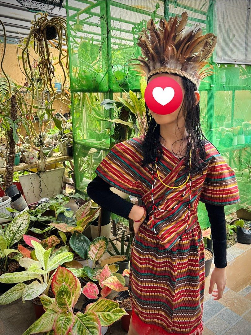 Igorot Costume (Category: Traditional & Ethnic wear) located in Las Pinas. Submitted by itskatilan97946 (Listing ID 1465677990, Image 1). Description: FOR SALE: Igorot Costume Sash, Headdress and Necklace Included 6-7 years old Used once 650 Pesos Rfs: Decluttering Mode of Payment: Gcash Mode of Delivery: Lalamove/Grab Location: Goldengate Las Piñas.