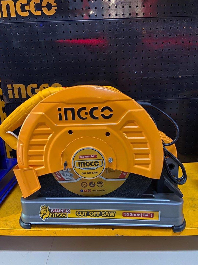 INGCO CUT OFF SAW (Category: Announcements) located in San Pablo. Submitted by justineange628 (Listing ID 1465580520, Image 1). Description: 🟡 INGCO 14” CUT-OFF SAW — 355MM 💥 HEAVY-DUTY CUTTING POWER FOR YOUR WORK! 💥 Perfect for steel pipes, angle bars, square bars, metal frames, and other fabrication/construction applications. 🔧 Specifications: * 🟡 Brand: INGCO * ⚡ Voltage: 220–240V * 🔌 Power: 2200W * 🪚 Blade Size: 355mm (14”) * 🔄 No-loa