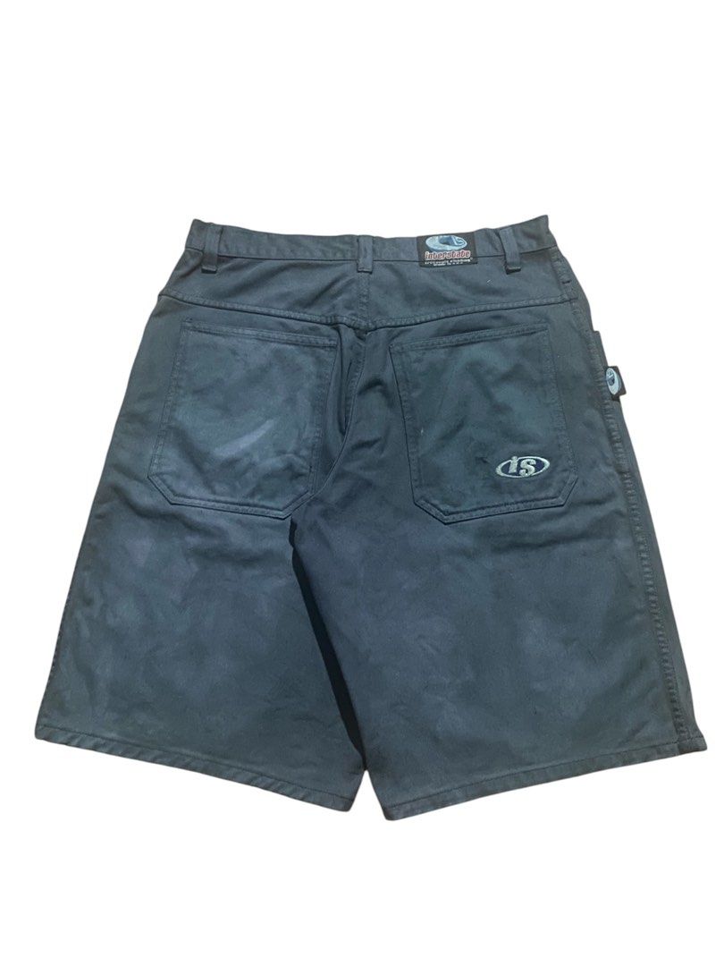 INTERSTATE JORTS (Category: Shorts) located in San Mateo. Submitted by miguel08k (Listing ID 1465649804, Image 1). Description: INTERSTATE JORTS (DYE INTO NAVY BLUE) W: 36 L: 25 T: 16 H: 14 issue: missing button and scratches.