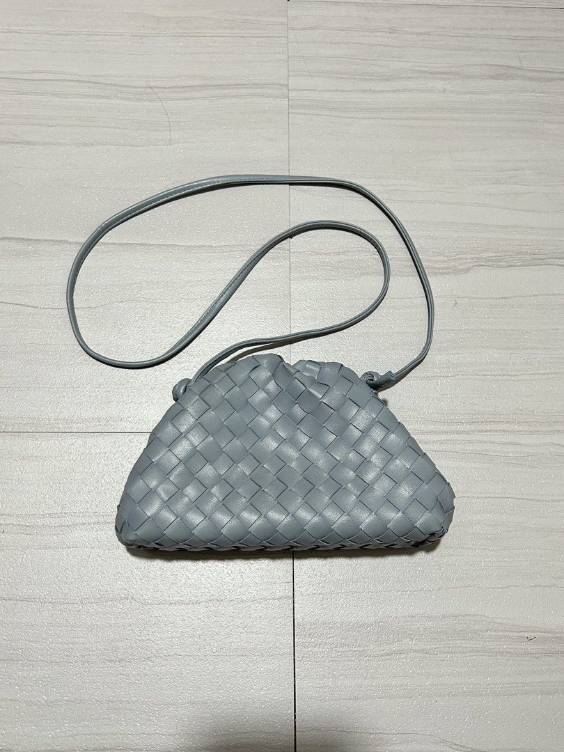 Intrecciato Mini Pouch Bag (Category: Cross-body Bags) located in Manila. Submitted by blessed.drei (Listing ID 1465709948, Image 1). Description: Brandnew No Issues Adjustable Strap ₱500 + Shipping 📍 Deca Homes, Manila.
