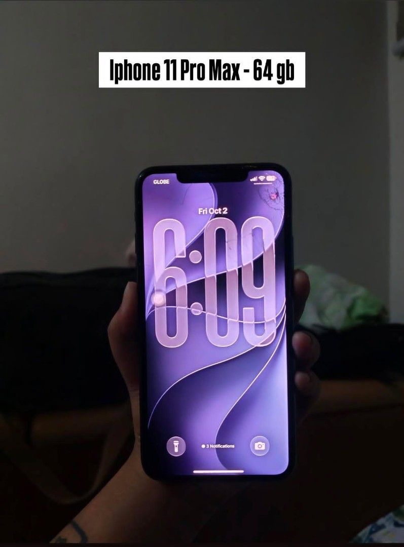 IPHONE 11 PRO MAX FOR SALE (Category: iPhone 11 Series) located in Bulacan. Submitted by cheskaab (Listing ID 1465665339, Image 1). Description: negotiable price.