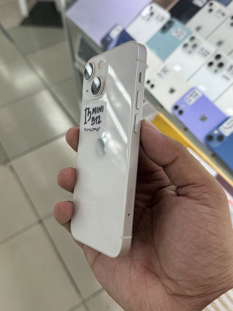 iPhone 13 MINI NTC F.U 512GB (Category: iPhone 13 Series) located in Manila. Submitted by ram-gadget-shop (Listing ID 1465685130, Image 3). Description: 📍 GREENHILLS SHOPPING CENTER 🔥 RUSH RUSH RUSH SALE! 🔥 📱 iPHONES & ANDROID PHONES FOR SALE & SWAPPING! ✨ ✅ Smooth & Fast Performance ✅ Slightly Used / Well-Maintained Units ✅ Reset to Factory Settings ✅ No Hidden Issues ✅ Free Unit Checking ✅ With Warranty 🎁 FREEBIES INCLUDED: ✅ Phone Case ✅ 