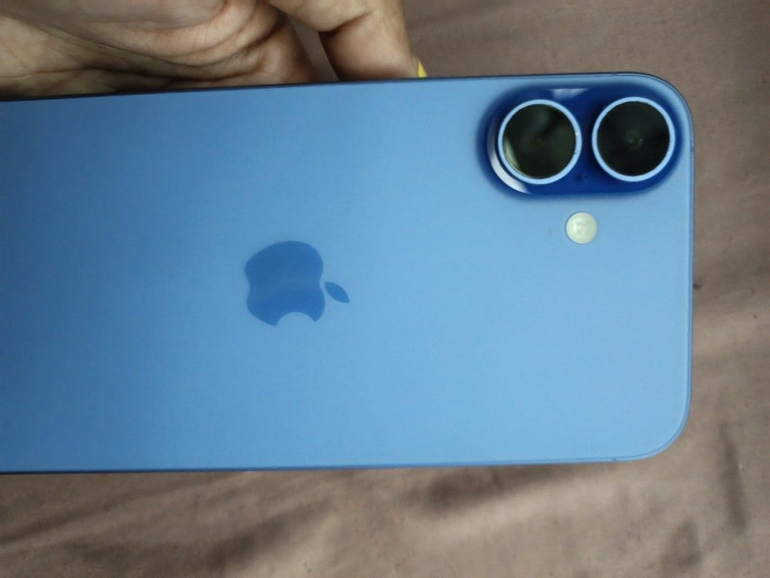 iPhone 16 Plus Ultramarine (Category: iPhone 16 Series) located in Manila. Submitted by kristineloriellegh (Listing ID 1465618273, Image 2). Description: For Sale iPhone 16 Plus 128 gb Ultramarine 93% batt health 327cc No issues 99% smooth NTC approved Factory unlocked (any sim will do) With original box and original charging cable Tempered glass installed PM for interested Negotiable for sure buyers :) Can do lalamove or lbc Sampaloc, Manila are