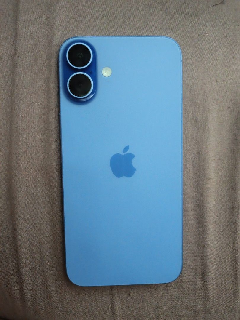 iPhone 16 Plus Ultramarine (Category: iPhone 16 Series) located in Manila. Submitted by kristineloriellegh (Listing ID 1465618273, Image 1). Description: For Sale iPhone 16 Plus 128 gb Ultramarine 93% batt health 327cc No issues 99% smooth NTC approved Factory unlocked (any sim will do) With original box and original charging cable Tempered glass installed PM for interested Negotiable for sure buyers :) Can do lalamove or lbc Sampaloc, Manila are