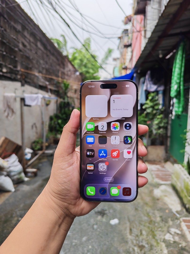 IPHONE 16 PRO 128GB (Category: Android) located in Pasig City. Submitted by onemig (Listing ID 1465707823, Image 3). Description: IPHONE 16 PRO 128GB FU 39,500 NALANG FIX No sim restriction 92 battery health Zp/a All working No issue Pasig location.