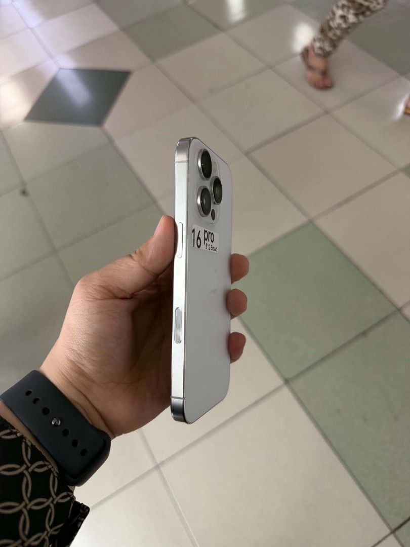 Iphone 16 Pro 512gb 89% BH Smartlocked (Category: iPhone 16 Series) located in San Juan City. Submitted by keannagadgetph (Listing ID 1465585700, Image 3). Description: Available for today's. Iphone 16 Pro 512gb 89% bh Smartlocked 95% Makinis Free case temp charger ntc approved Accepting swap / Trade in / installment / walk in For fast transaction 09777177470 look for alyanna Fb page : javeds gadget shop.