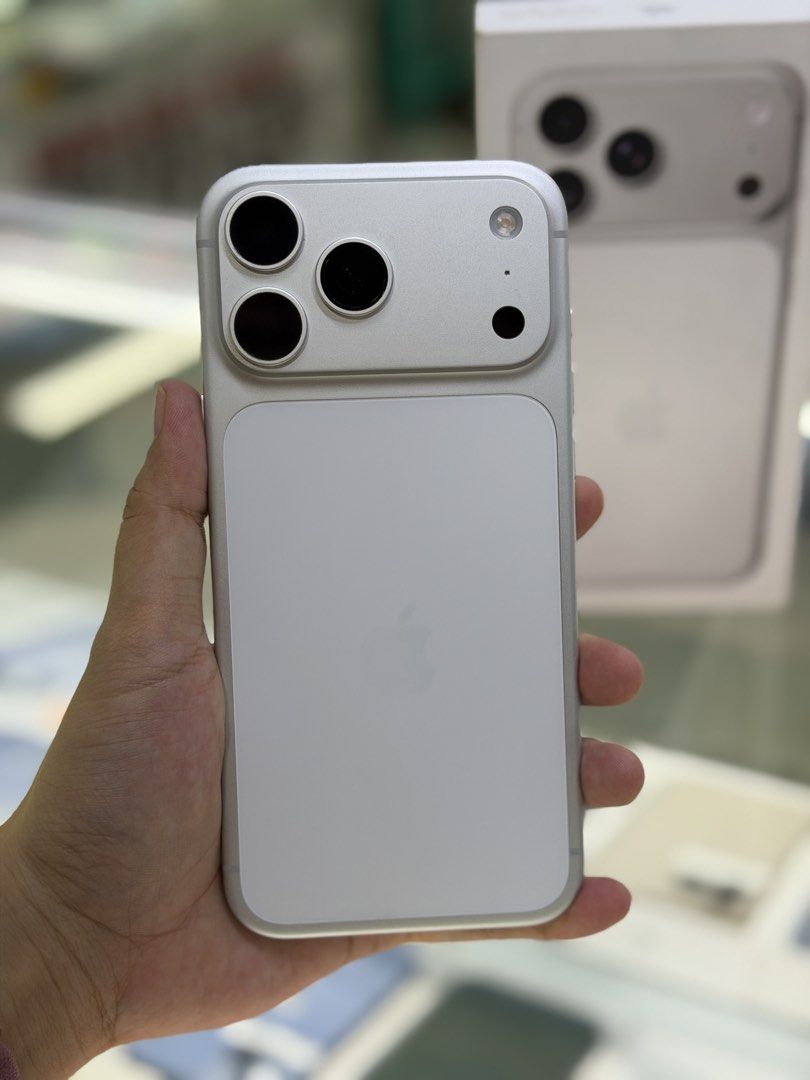 IPHONE 17 PRO MAX 256 (ESIM) (Category: iPhone 17 Series) located in San Juan City. Submitted by gadgetariangh_bea (Listing ID 1465739807, Image 2). Description: Now available 📌 ■ iPhone 17 Pro Max (ESIM) ■ ▪︎ 256GB ▪︎ Factory Unlocked ▪︎ ESIM ▪︎ 100% battery health Color: Silver ₱63,990 only (256GB Esim) Swap | COD | Bank transfer | Gcash | Credit card accepted ■ 0931-900-0997📍 ■ Gadgetarian GH - Bea📍.