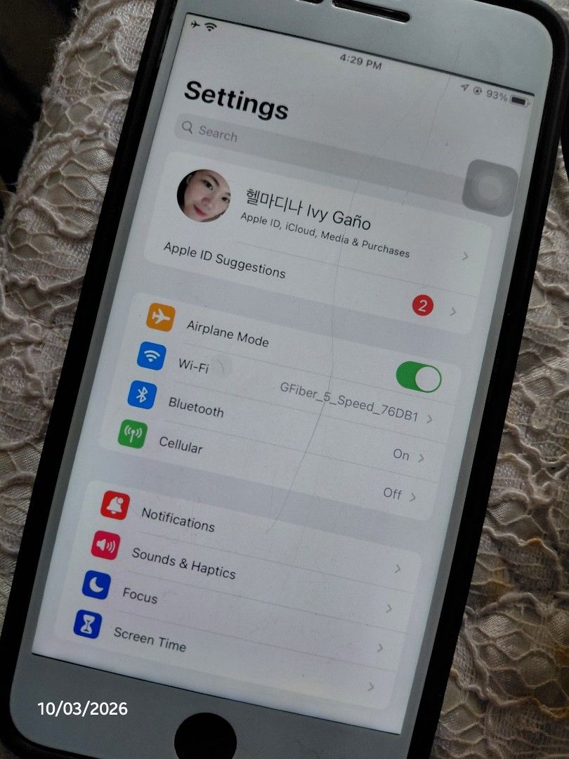 iPhone 7 Plus 32GB (Category: iPhone 7 Series) located in Valenzuela. Submitted by alingibyang (Listing ID 1465654803, Image 2). Description: iPhone 7 Plus 32GB Globelocked Front Camera not working 65% Battery Health Earpiece not working Fingerprint working Back Camera working No ghost touch NO SWAP , FOR SALE ONLY.