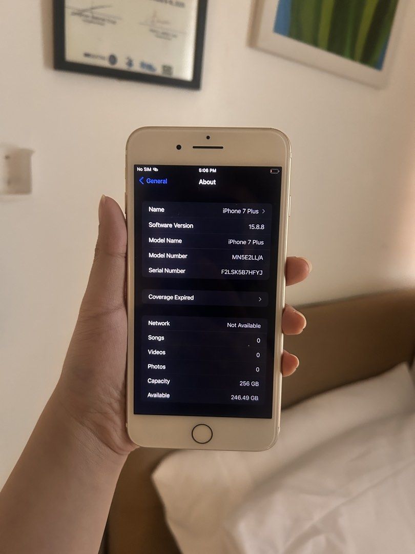 IPHONE 7 PLUS | 256GB | 100% BH | Rose Gold (Category: iPhone 7 Series) located in Manila. Submitted by kashrain (Listing ID 1465603712, Image 2). Description: IPHONE 7 PLUS | 256GB | 100% BH | Rose Gold 256GB 100% Battery Health — replaced Color: Rose Gold ISSUE: Minor dents/scuffs on the sides only -First owner -No issues from the phone besides the side dents (dm for the photos) -Negotiable! Loc: Cavite/Metro Manila | Lalamove / J&T / LBC / Mee