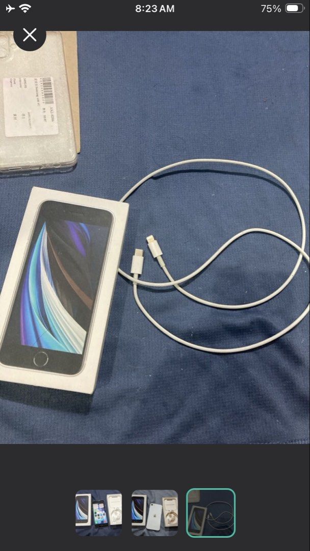 Iphone SE 2 (Category: iPhone SE Series) located in Manila. Submitted by newmountain.0e1246 (Listing ID 1465659656, Image 3). Description: No issue 64 gig factory unlocked replaced with high capacity battery. open sa swap google pixel 4a add ka nalang konti. location LRT tayuman..