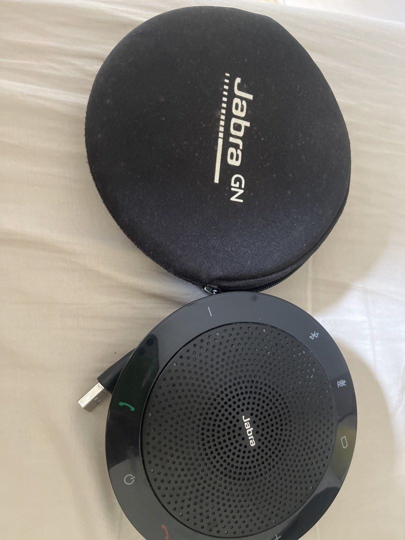 Jabra Speak 510 Wireless Bluetooth Speaker (Category: Soundbars, Speakers & Amplifiers) located in Makati City. Submitted by tanya29 (Listing ID 1465629416, Image 2). Description: - Authentic Jabra Speak 510 portable speakerphone (Model: PHS002W, Part No: 7510-409) - Dual connectivity: Connect easily via Bluetooth or the attached USB cable - Features a built-in microphone and convenient call control buttons directly on the unit - Versatile use: I