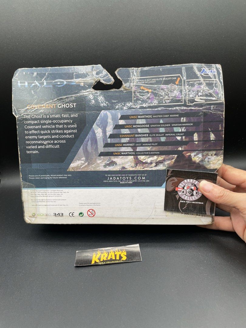 Jada Diecast 2012 Released Halo 4 (Category: Action & Battle Toys) located in Bacolod City. Submitted by kRatoYs24 (Listing ID 1465759243, Image 2). Description: Jada Diecast 2012 Released ( Authentic ) Halo 4 🔥🔥🔥 Sealed Old Box Thru Age / Solid Figures Inside 950 Only Promo Bacolod City + Sf Sa Malayo Gcash Payment Ang Sf Lbc Cop Na Lang.