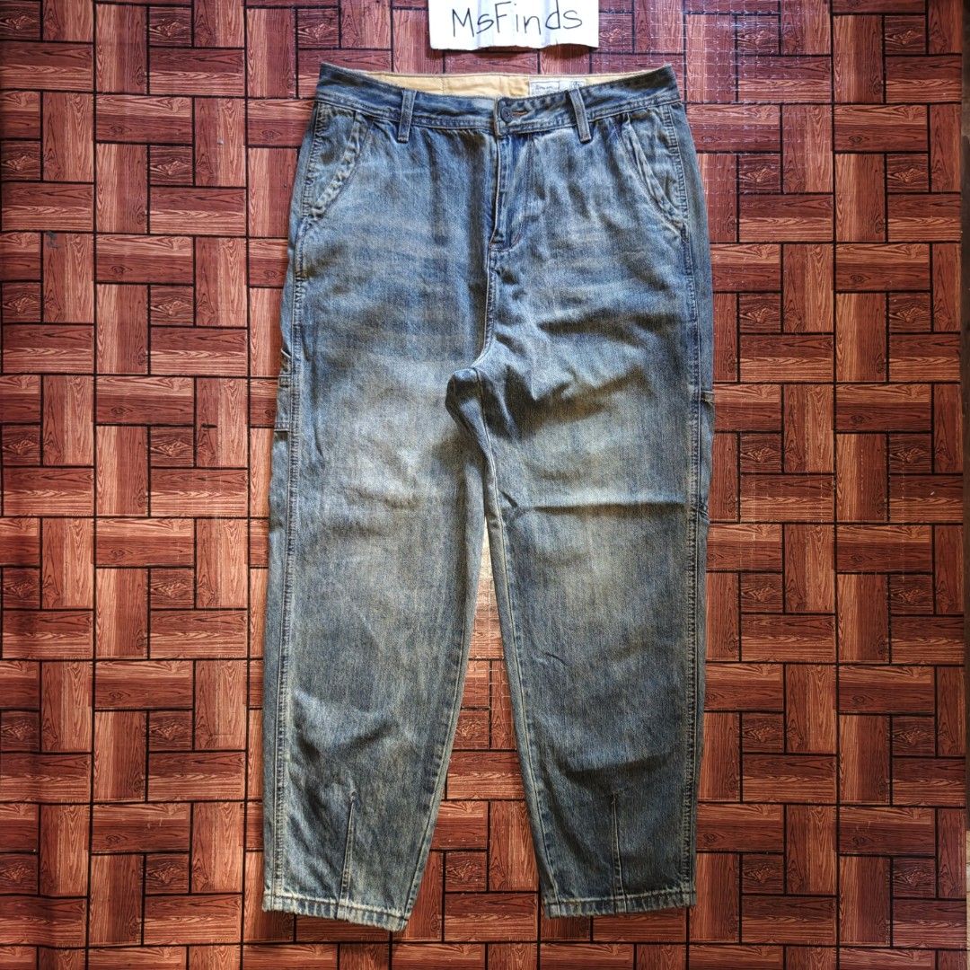 Jamesplus - Men's Carpenter Denim Pants Light Washed Size 34 (Category: Jeans) located in Naga. Submitted by beauty_msfinds (Listing ID 1465665644, Image 2). Description: Jamesplus - Men's Carpenter Denim Pants Light Washed Size 34 - Vintage wash carpenter jeans from JAMESPLUS - Classic workwear style with multiple pockets - Durable denim construction - Relaxed fit for everyday comfort Size: 34 on tag Actual Waist: 34 Inches Length: 40 inches Hem