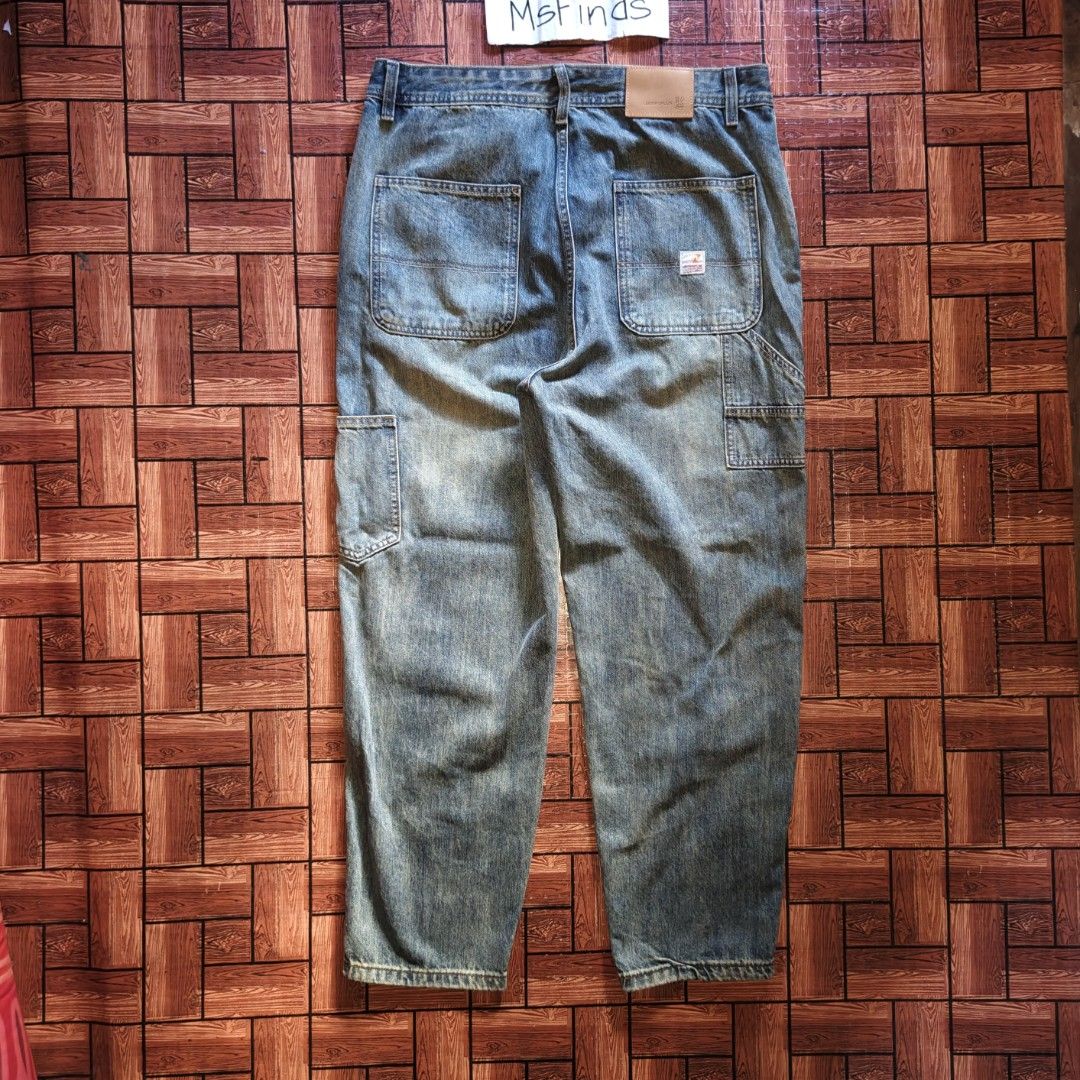 Jamesplus - Men's Carpenter Denim Pants Light Washed Size 34 (Category: Jeans) located in Naga. Submitted by beauty_msfinds (Listing ID 1465665644, Image 3). Description: Jamesplus - Men's Carpenter Denim Pants Light Washed Size 34 - Vintage wash carpenter jeans from JAMESPLUS - Classic workwear style with multiple pockets - Durable denim construction - Relaxed fit for everyday comfort Size: 34 on tag Actual Waist: 34 Inches Length: 40 inches Hem