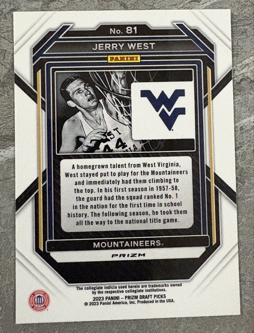 Jerry West 81 (Category: Raw Singles) located in Manila. Submitted by steadycards80 (Listing ID 1465694873, Image 2). Description: .