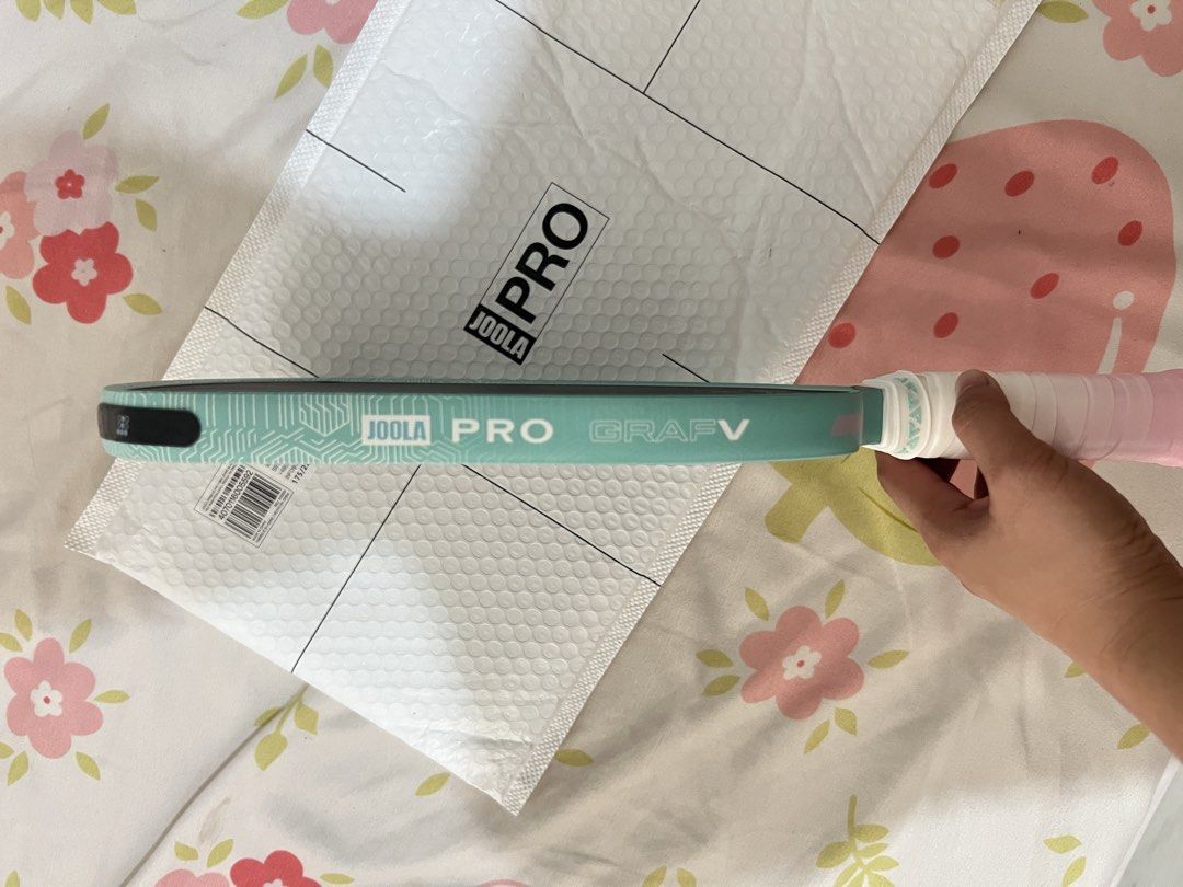JOOLA GRAF PRO V 16MM (Category: Racket and Ball Sports) located in Mandaluyong City. Submitted by letteshophere (Listing ID 1465584036, Image 2). Description: FOR SALE — JOOLA GRAF PRO V 16MM Slightly Used | Excellent Condition Used only a few times. Selling because I’m changing/upgrading paddle. 📌 JOOLA Graf Pro V 📌 Steffi Graf Collection 📌 16mm 📌 Original paddle 📌 Minimal signs of use 📌 No cracks / no major damage 📸Actual photos posted 