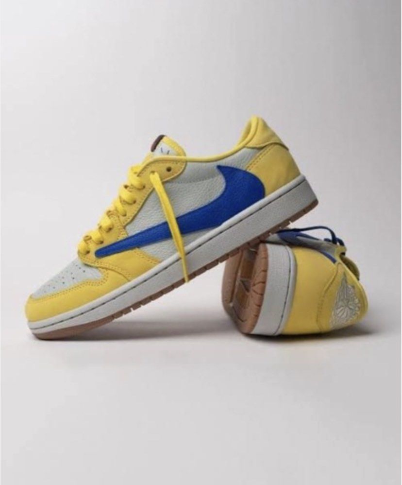 Jordan 1 Retro Low “Travis Scott Canary” (Category: Sneakers) located in Caloocan City. Submitted by clicknshop2nd (Listing ID 1465619410, Image 1). Description: Jordan 1 Retro Low “Travis Scott Canary” 27,500 Only Size: US 8 M | US 9.5 W Guaranteed 💯% Authentic/Original Onhand Ready To Ship Moneyback Guarantee If Proven Fake Ship Via JRS/Toktok/Lalamove DM Us For Inquiries ❌ No Reservation | No Swap ❌ NO COD | NO COP ❌ No Return No Exchange Pol