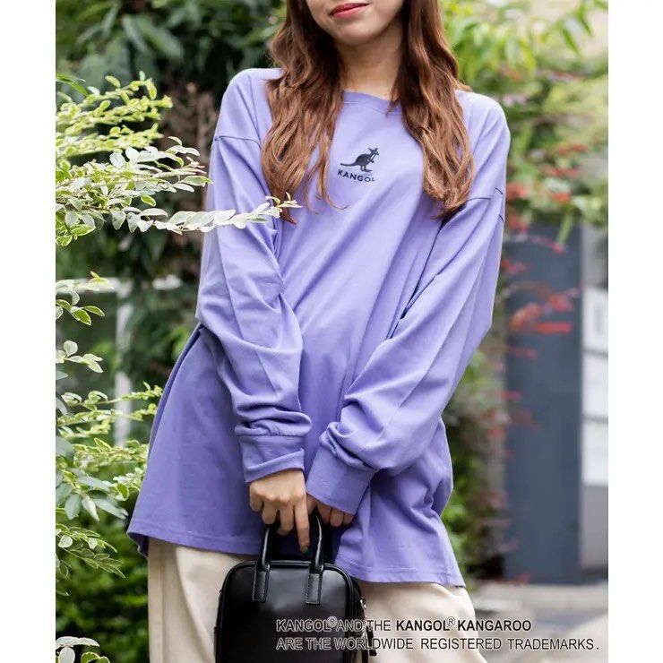 KANGOL LIGHT PURPLE LONG SLEEVE (UNISEX) (Category: Tshirts & Polo Shirts ) located in Solano. Submitted by aljoners (Listing ID 1465619864, Image 2). Description: Size: L Width: 22.5 Length: 28.5 Color rate: 9.5/10 Condition: 10/10 Issue/s: None - Japan made “Color may vary due to lighting”.