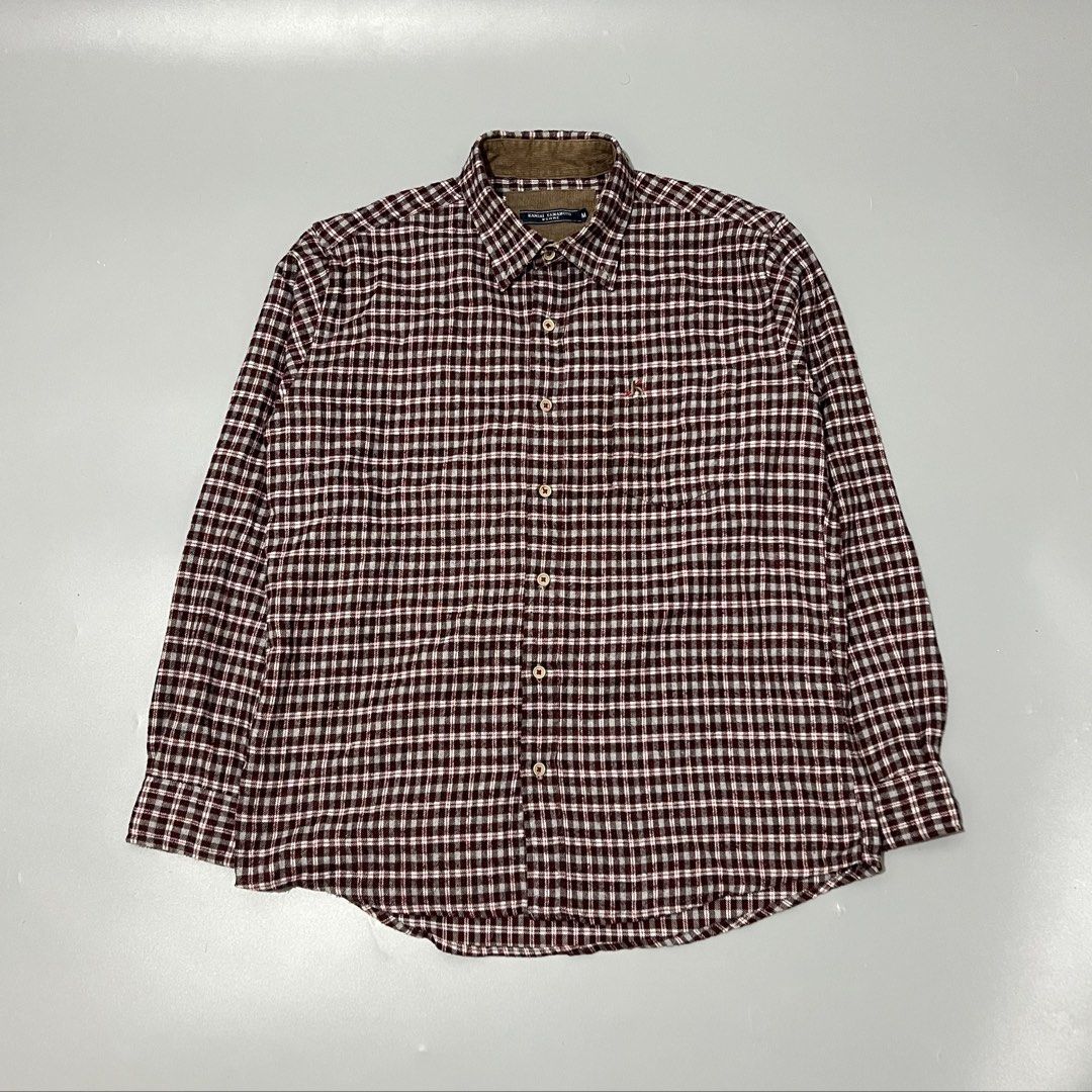 Kansai Yamamoto - Shirt - botton down (Category: Formal Shirts) located in Cavite. Submitted by asianluxe (Listing ID 1465700576, Image 1). Description: Kansai Yamamoto Homme Flat measurements! Length:29 inches Armpit to armpit:22 inches Sleeve:23 inchws Shoulder to shoulder:17 inches Excellent condition Very presentable No flaw or dmage Authentic.