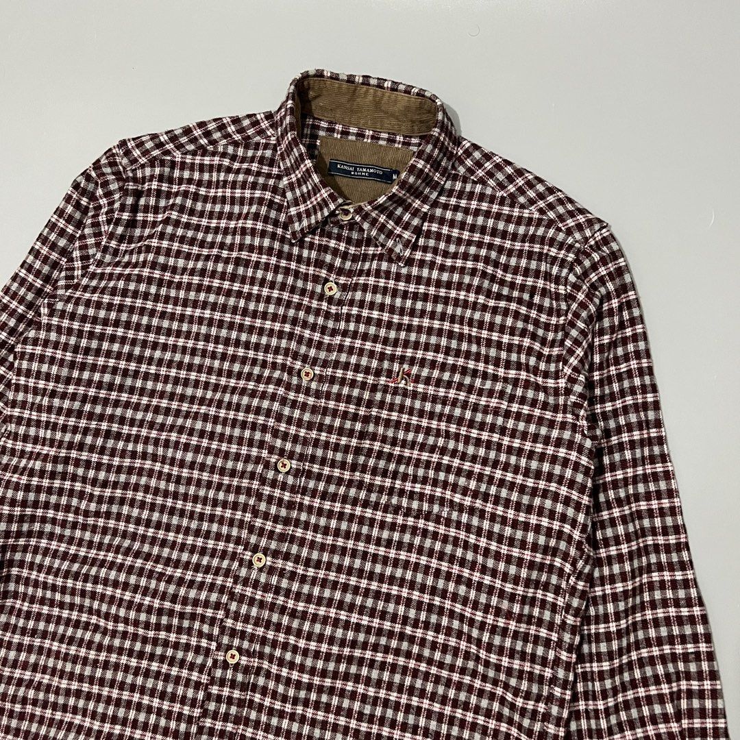 Kansai Yamamoto - Shirt - botton down (Category: Formal Shirts) located in Cavite. Submitted by asianluxe (Listing ID 1465700576, Image 3). Description: Kansai Yamamoto Homme Flat measurements! Length:29 inches Armpit to armpit:22 inches Sleeve:23 inchws Shoulder to shoulder:17 inches Excellent condition Very presentable No flaw or dmage Authentic.